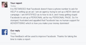 Facebook Tech Support